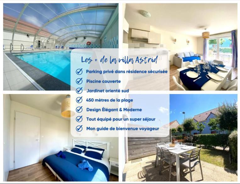 La Villa Astrid - 2 Chambres - Piscine - Mer - Parking Le Crotoy Exterior foto